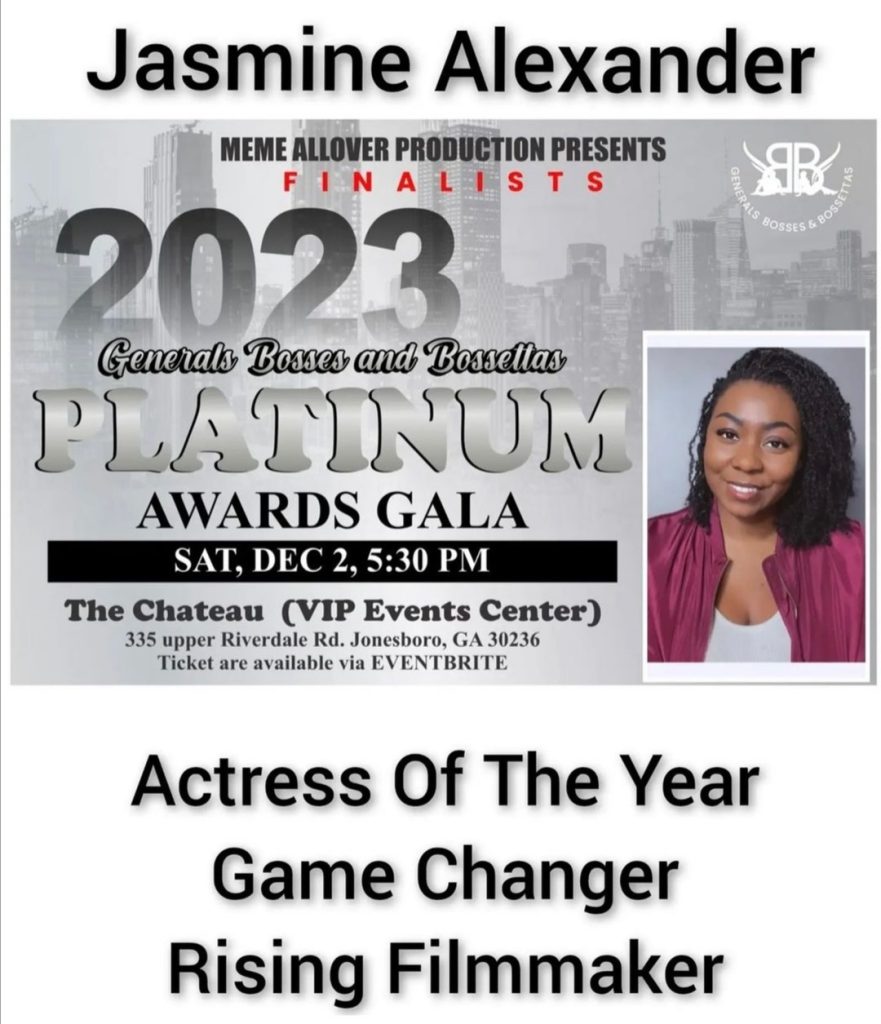 Actress of the Year AWARD Jasmine Alexander Motimagz Magazine